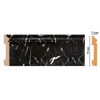 Цветной напольный плинтус Decomaster D005-78 (79*13*2400) ДМ