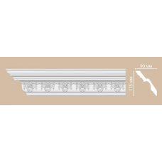 Потолочный плинтус с орнаментом Decomaster DT 9851 (115*90*2400)